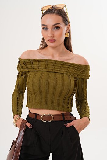 ŞİMAL Women's Madonna Collar Blouse 255335 -