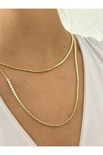 MyladyAccessoriess Steel Wrapped Necklace with Spiral Detail