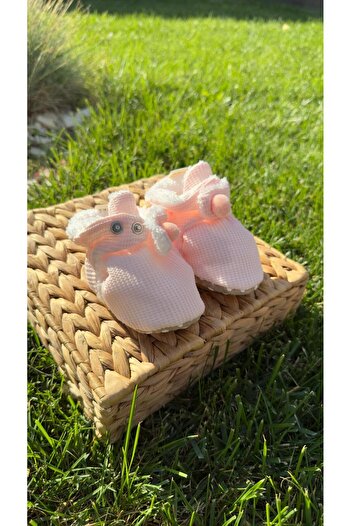 BabyDia Waffle Fabric Non-Slip Sole Booties