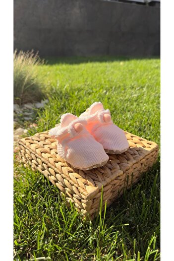 BabyDia Waffle Fabric Non-Slip Sole Booties