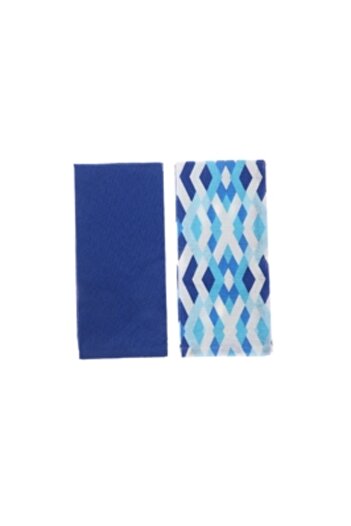Caressa Kitchen towel SSE-OTC-10135, cotton, white + green, 40 x 60 cm, set of 2 pieces