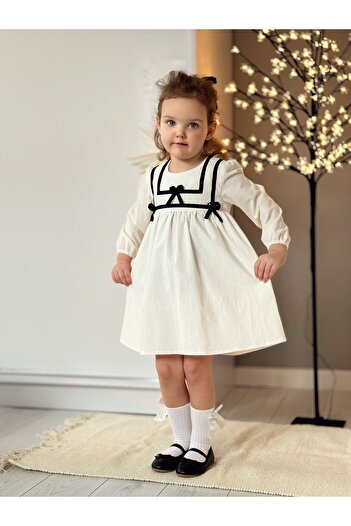 OEM Elegant dress with velvet bows