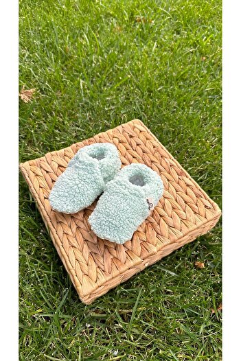 BabyDia Lamb Fabric Non-Slip Sole Short Booties