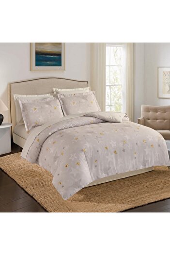 Caressa Bed linen polyester, CA 0209 A 7, 2 persons, multicolor, set 4 pieces