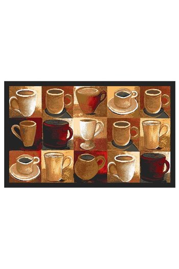 Davo Pro Kitchen Mat Cups, 50 x 80 cm, nylon, multicolor, rectangular