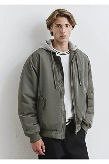 Mavi Hooded Green Men's Coat M0110563-86961