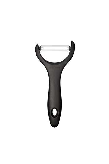 FiSKARS Vegetable Peeler, Essential, with Stainless Steel Blade, Plastic Handle