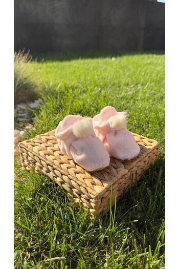 BabyDia Ultrasoft Fabric Non-Slip Sole Booties