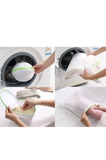 Generic 7 Pack Mesh Laundry Bags for Delicate Clothes with Premium Zipper, Travel Storage Organizer Bag, Bags