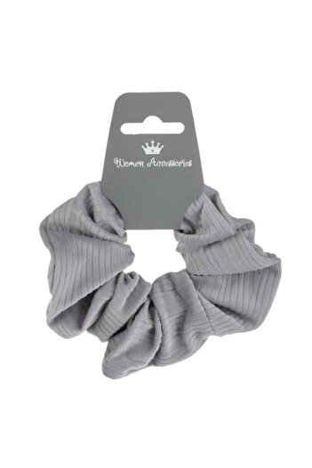 ANTBRO Elastic for Hair Antbro® Velvet Ribbed Gray