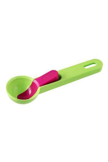 FACKELMANN Cup for Portioning Ice Cream, 49305, Plastic, 19 cm, Various Colors