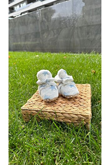 BabyDia Knitwear Star Patterned Non-Slip Sole Booties