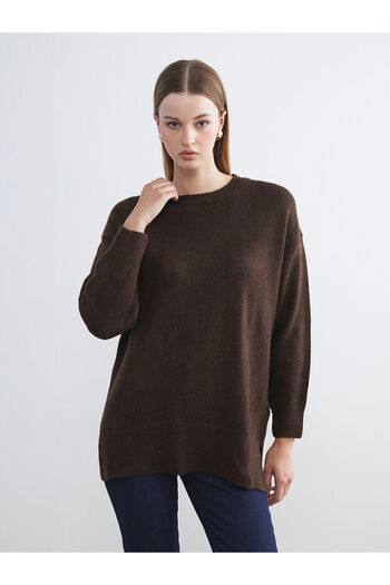 LC Waikiki Crew Neck Oversize Women's Knitwear Sweater