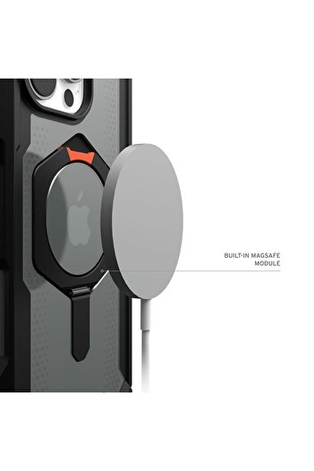 Danex Protective Case for iPhone 16 Pro, S28, Lexgard, Deep Dark/Orange
