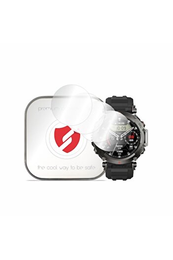 OEM Set folie protectie regenerabila premium pentru Amazfit T-Rex Ultra, elastomer, transparent, 4 bucat