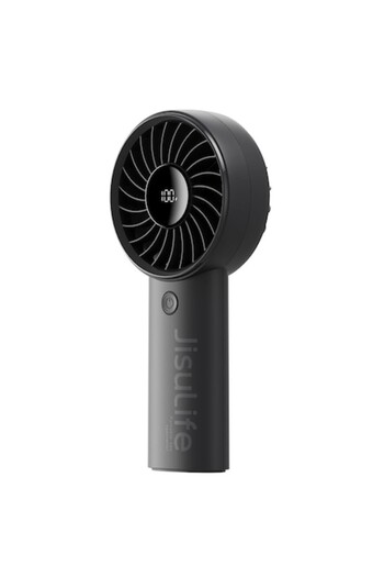 Danex Portable Fan 3600mAh with Digital Display, B9, Silicone Flex, Deep Dark