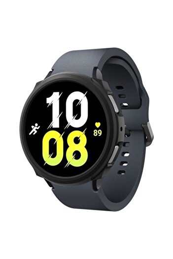 Danex High Protection Case for Samsung Galaxy Watch6 44mm, F52, Thermoresistant Plastic, Matte Intense Dar