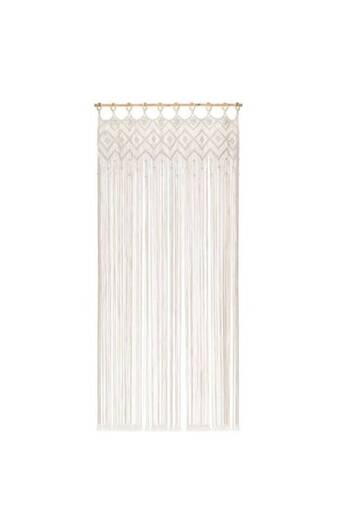 ANTBRO Decorative Curtain Macrame Beige 100x200cm for Doors
