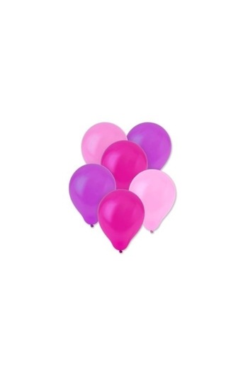 ANTBRO Set 10 baloane de petrecere Antbro® de culoare fucsia, mov, roz, 25cm