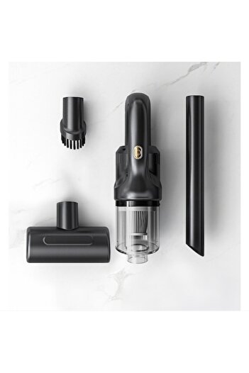 Danex Portable Cordless Vacuum Cleaner, Danex, USB Charging, for Home and Car, 45 min Autonomy, Black