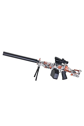 Danex Electric Toy Gun with Gel Beads, Gun Bluster, Orange