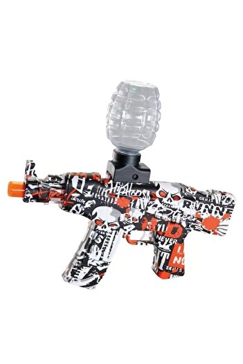 Danex Electric Toy Gun with Gel Beads, AK47, Red