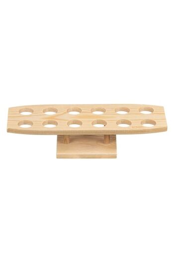 ANTBRO Wooden Antbro® Stand with 12 Slots for Party Cones, 29x9x6cm