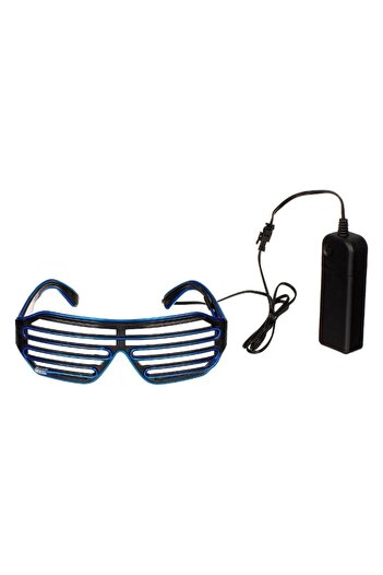 OEM Ochelari Deghizare, Model Bleu Neon, Lumina Reglabila Cu 3 Moduri, Fara Baterii