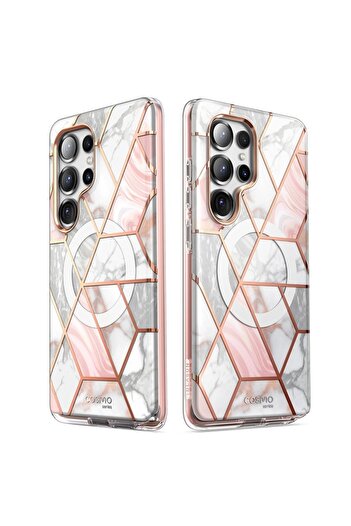 OEM Husa pentru Samsung Galaxy S25 Ultra, J52, Poliuretan, I-Blason Cosmo MagSafe, Marble