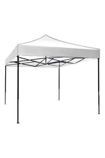Danex Folding Event Tent, Metal Frame for Courtyard and Garden, 2x3 m, White
