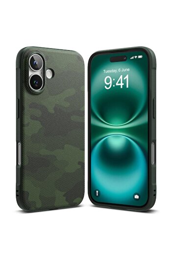 Danex Protective Case for iPhone 16 Plus, N22, Thermoplastic, Camo Lucky Green