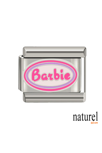 Naturel Tılsım Italian Stainless Steel Barbie Beauty Girl Series 9mm Charm