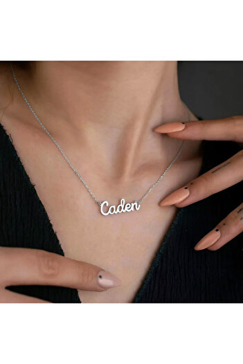 Black Season Necklace with an elegant design of your choice | Gold or silver plated | Black Season
