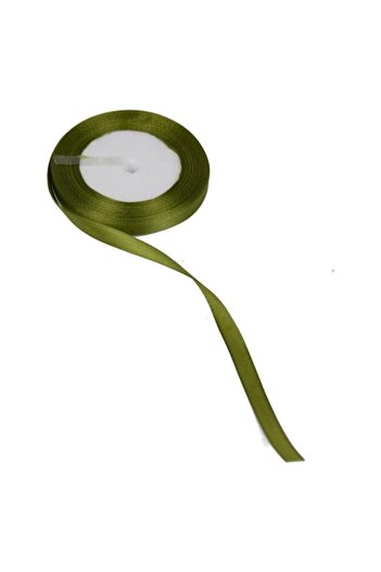 OEM Panglica satinata, latime 1 cm, 1 rola 22.9 m verde imperial