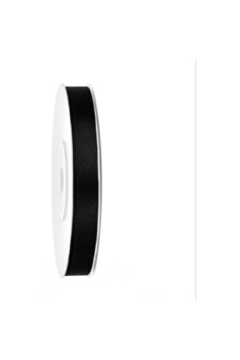 OEM Satin ribbon, width 1 cm, 1 roll 22.9 m black