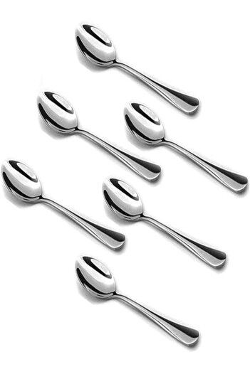 undefined Stainless Steel Tea Spoons, Set of 6