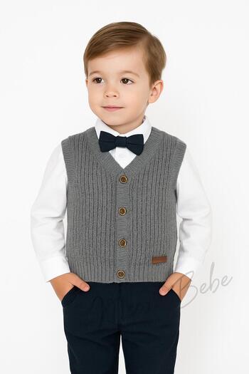 meriç bebe - bütün çocuklar melektir. mrc Boy's Thessaloniki Knitted Vest – Flexible and Stylish – Ages 0-5