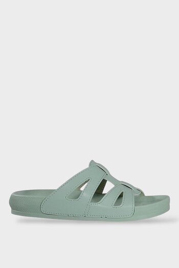 MULEX Anatomical Sole Comfortable Trendy Women's Slippers Green