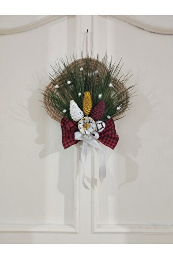 bayram taşcıoğlu home desing Pine Cone Garland Door Wall Decoration. New Year Special Occasions Gift Door Wall Ornament