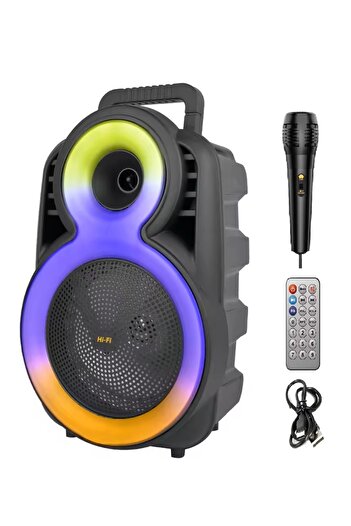singe Wireless Bluetooth Speaker, Stereo Sound, TF Memory, USB Port, Rechargeable Microphone Port