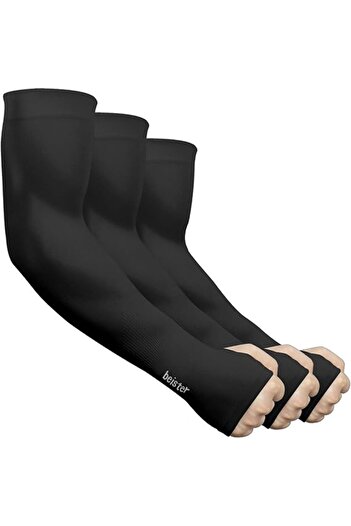 Generic Cooling Arm Sleeves for Women Men, beister 6/3 Pairs Long Sunblock Protective Arm Cover for Golf, Ba