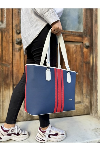 Just Polo Women's New Season 3 Compartment Large Size Stylish Shopper Hand & Shoulder Bag