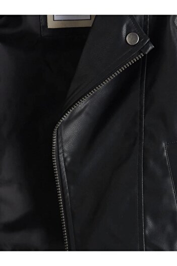 LC Waikiki Long Sleeve Boys Leather Look Jacket (W5)