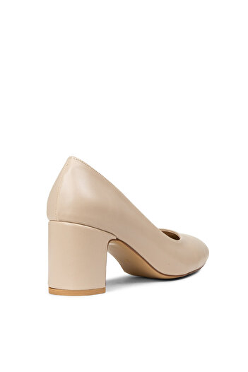 Deery Women's Mink Color Casual Heeled Shoes