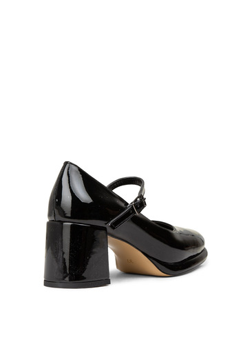 Deery Women's Patent Leather Black Mary Jane Casual Shoes