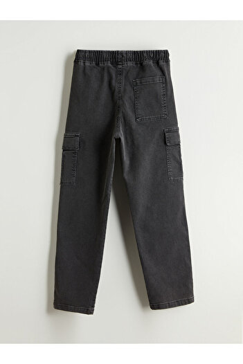 LC Waikiki LCW Erkek Çocuk Kargo Beli Lastikli Jean Pantolon