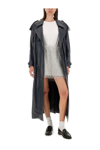 Salvatore Santoro Leather Trench Coat