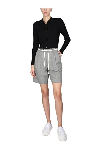 Aspesi Stretch Flannel Bermuda Shorts