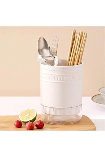Generic TERRIFI Utensil Holder for Kitchen - Double-Layer Chopsticks Storage Rack, Spoon and Cutlery Organiz
