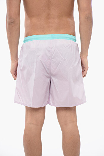 John Richmond Bicolor Boxer Swimsuit